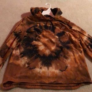 Trippy nike tie-dye hoodie
